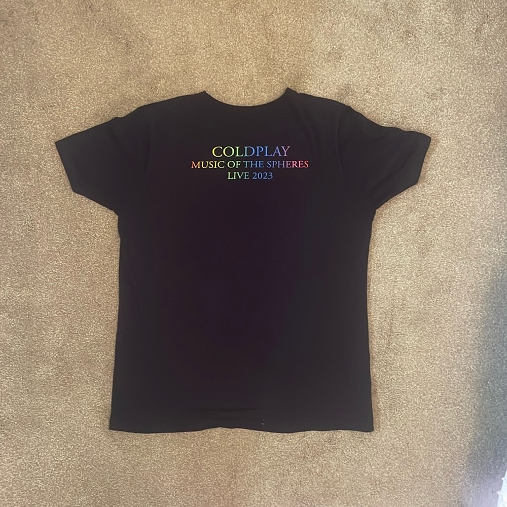 Coldplay concert merchandise! T shirt